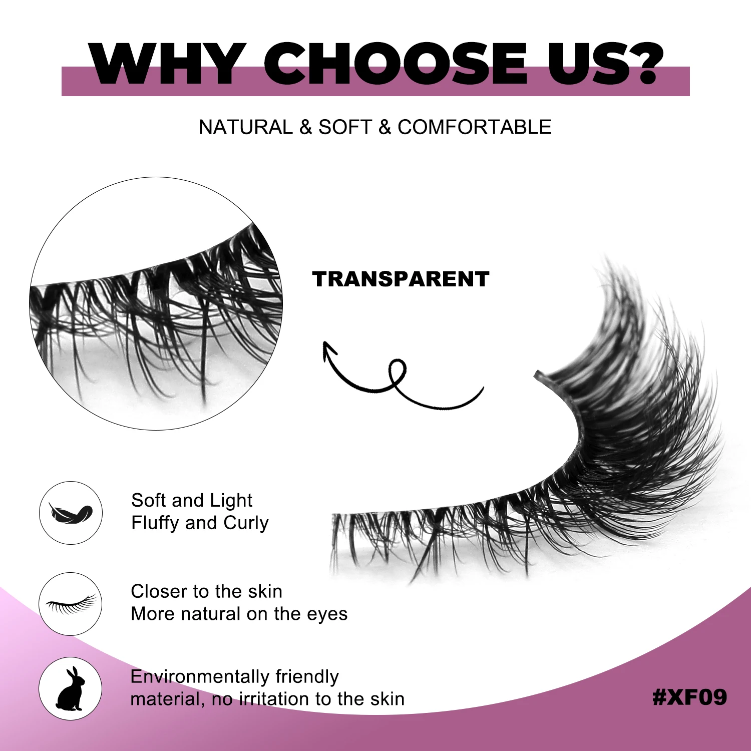 GROINNEYA Pluizige Wimpers Natuurlijke Cat Eye Wimpers Dramatische Krul Volledige Strip Wimpers 3D Faux Nertsen Wimpers Extension Make-Up