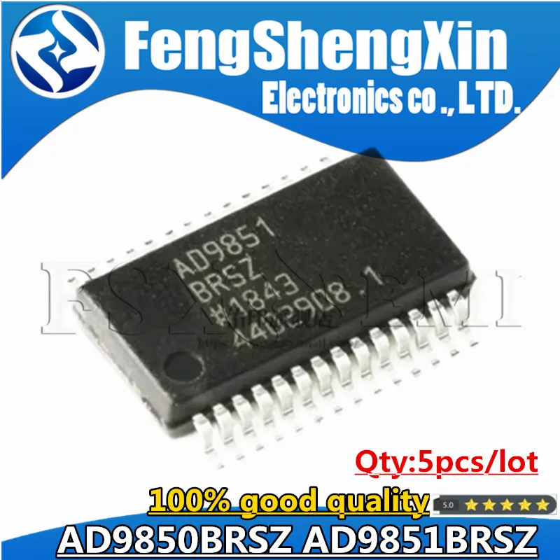 

5pcs AD9850BRSZ AD9851BRSZ AD9850BRS AD9851BRS SSOP-28 AD9850 AD9851 Chips