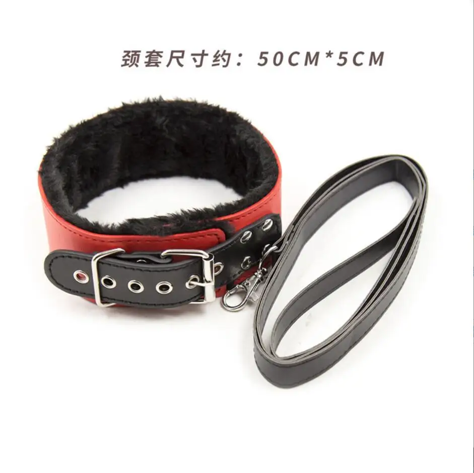 7 Pcs/set Erotic Toys for Adults BDSM Sex Bondage Set Handcuffs Gag Whip Rope Collar SM Sex Toys For Couples Women S2665