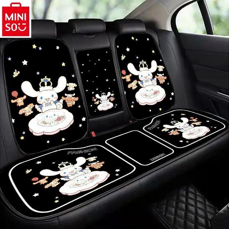 

MINISO Four Seasons General Breathable Seat Cushion for Women, High Quality Cartoon Hello Kitty Interior Decoration Accessories