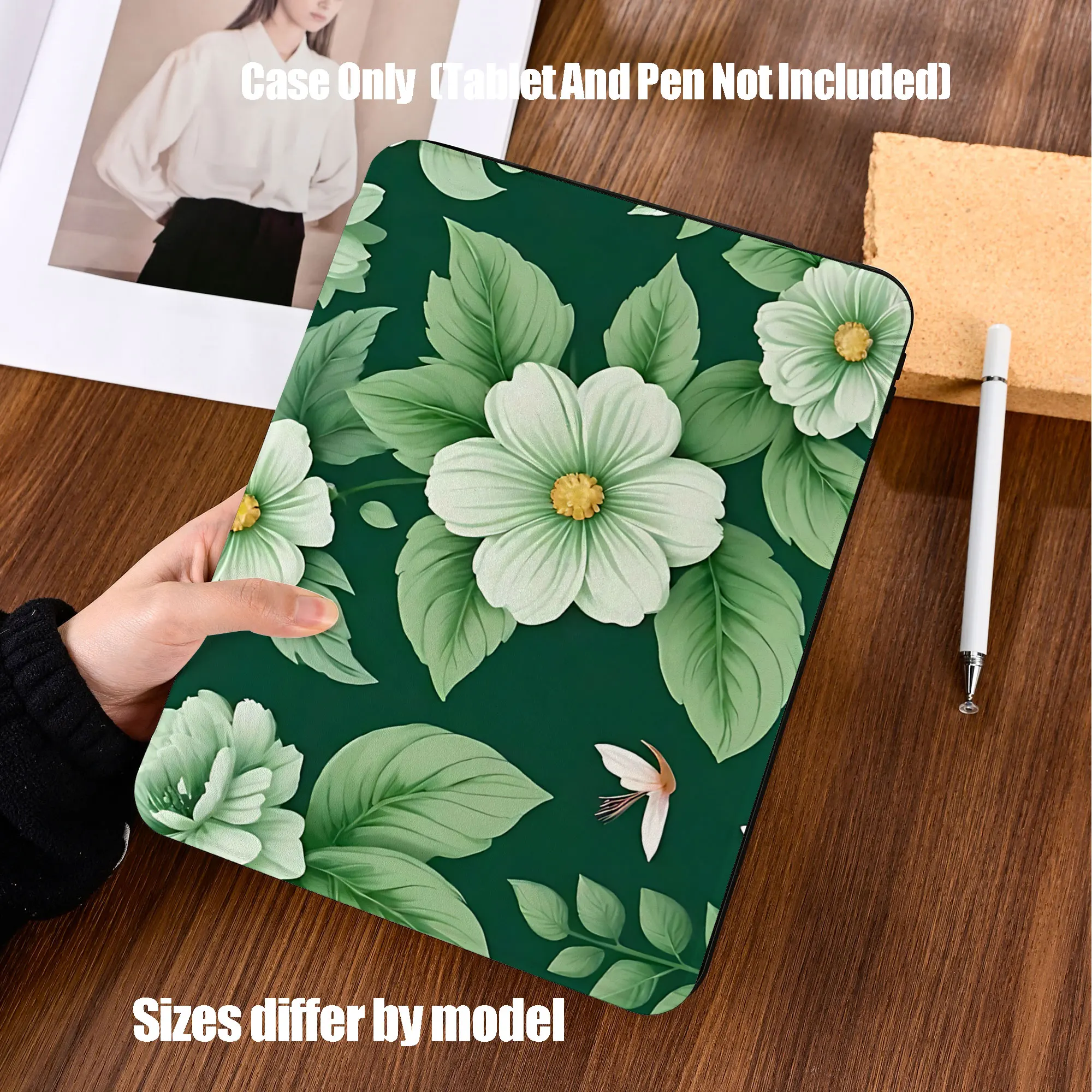 Shockproof TPU Tablet Protective Case with Pencil Holder Auto Sleep Wake for Apple /Samsung/Xiaomi/Redmi/Huawei/Honor