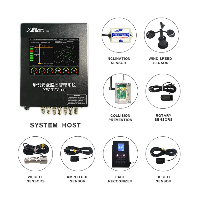 

Tower Crane Anti-collision System Black Box Fot Tower Crane Safety Monitoring