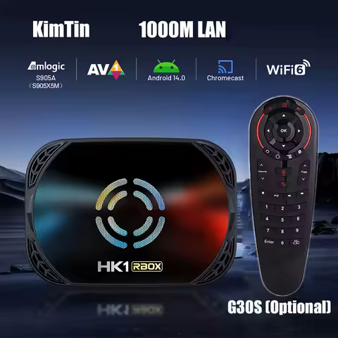HK1 X50 Android 14 Android TV Box: Elite 4K Streaming, Powerful Gaming, Loaded with DDR4 4GB RAM ROM 32GB 64GB 128GB TV Player