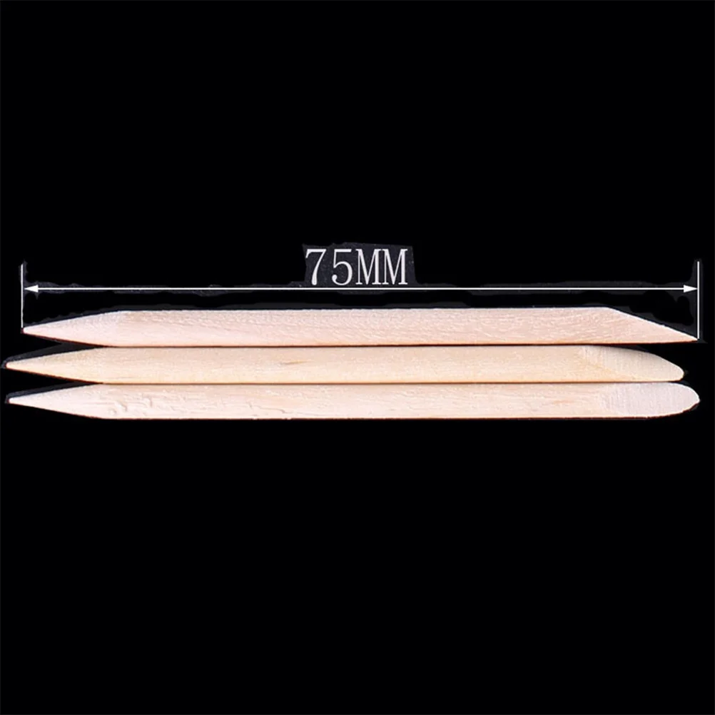 

500 pcs Wooden Waxing Beauty Wood Sticks For Manicure Pedicure Nail Art Tool Multi-Functional Wax Applicator Sticks Foot Care