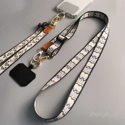 Mobile Phone Lanyard Long Crossbody Lanyard Hanging Neck Clip Style Phone Case Universal Metal Buckle Detachable Anti Loss Strap