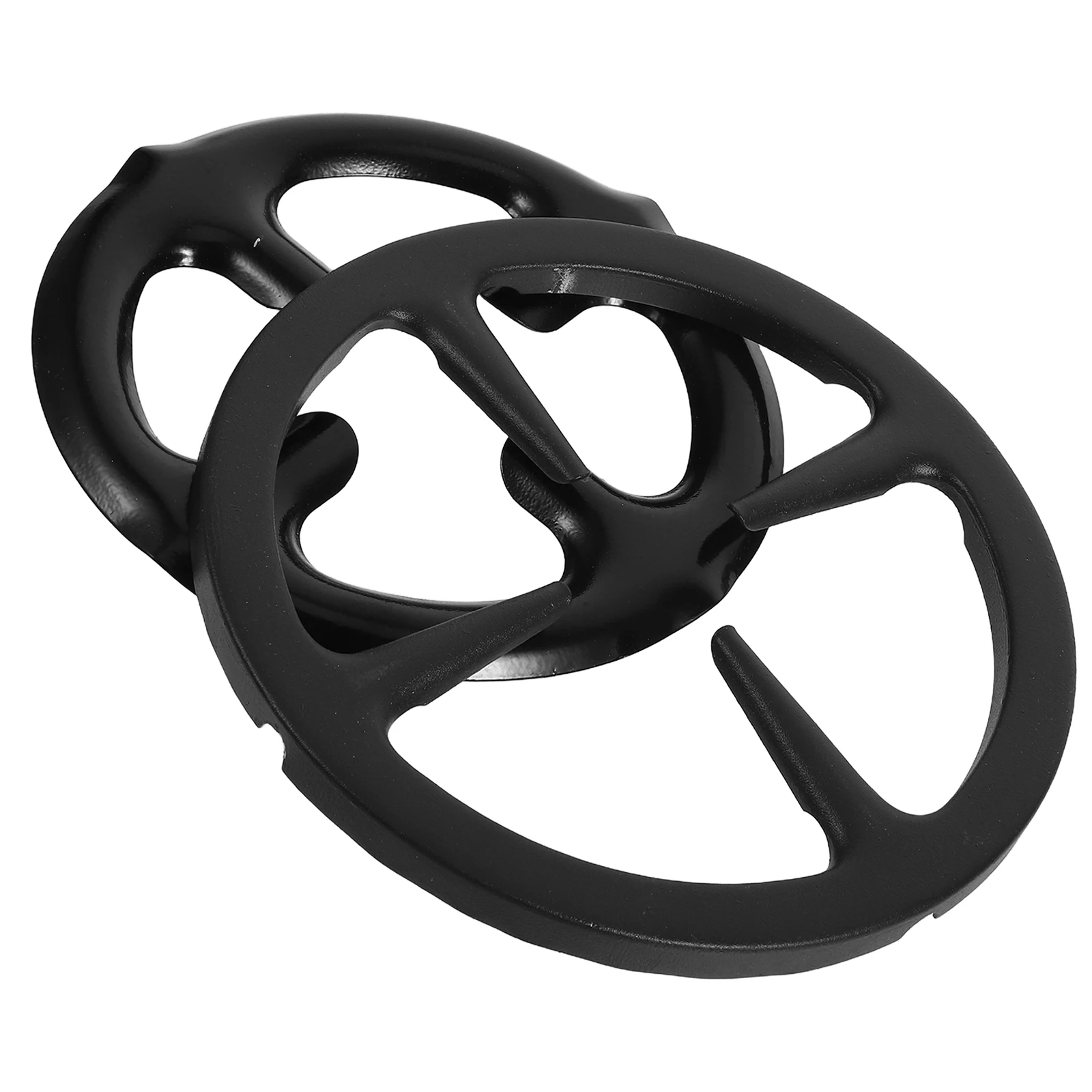 

2pcs Coffee Pot Hob Black Iron Stove Support Rack Portable Camping Fire Pit Espresso Maker Shelf Burner Compact MultiScene