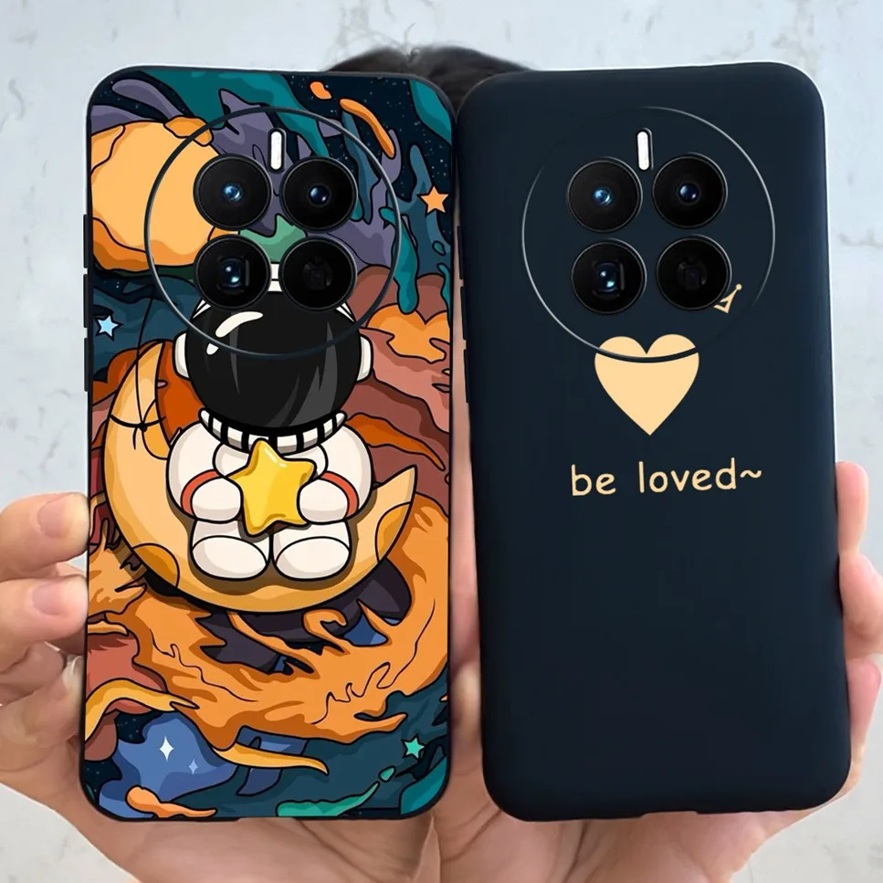 For Huawei Mate 50 4G Case Soft Silicone Cute Cartoon Pattern Cover For Huawei Mate 50 Pro Phone Case Funda Mate 50Pro 4G Coque