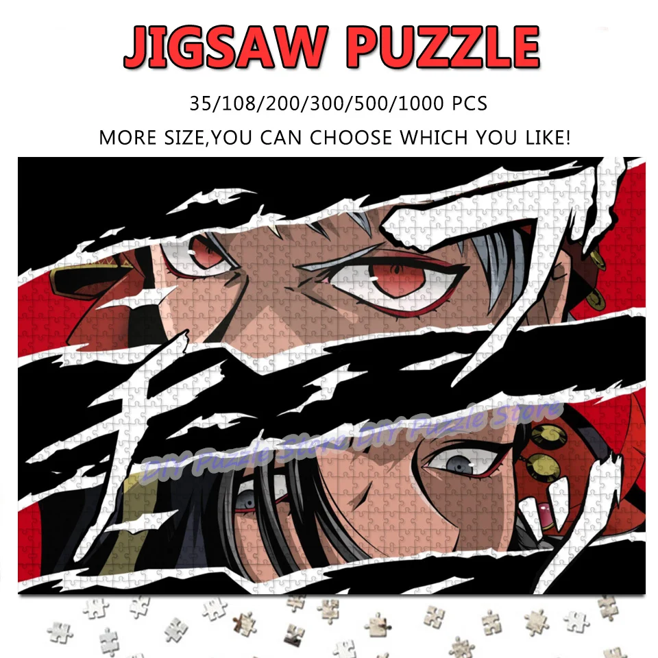 

Пазл с принтом «Моя геройская академия» 108/200/300/500/1000/1500 элементов, головоломка с мультяшными персонажами и глазами, для семейных игр, игрушки, подарки