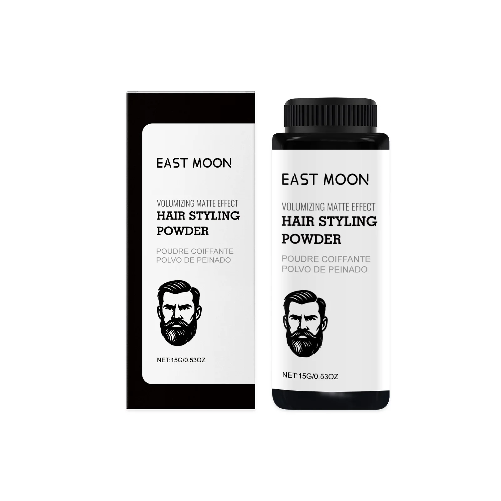 Men's Hair Texture Powder - Natural Hold, Long-Lasting, Volumizing, Non-Greasy Styling Powder