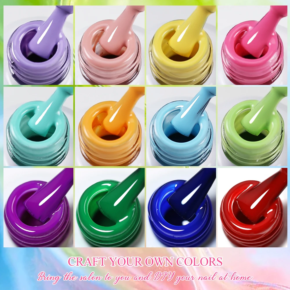 Arte Clavo Nail Gel Polish HEMA TPO FREE Summer Colors Semi Permanent Soak Off UV LED Self-leveling Great Coverage Gel Varnish