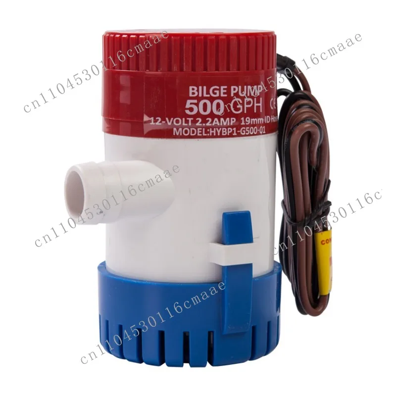 DC Bilge Sewage Pump Yacht Parts Drainage Spare Parts 750gph 1100GPH 12V Self-priming Submersible Pump