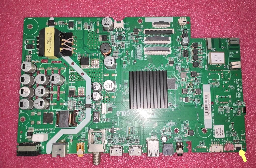 ¡Envío gratis! M8-6RT8403-MA200CK de red WiFi, fuente de alimentación tres en uno, placa base de TV, 40-6RT51M-MAA2HG, V8-T841AGL-LF1V005