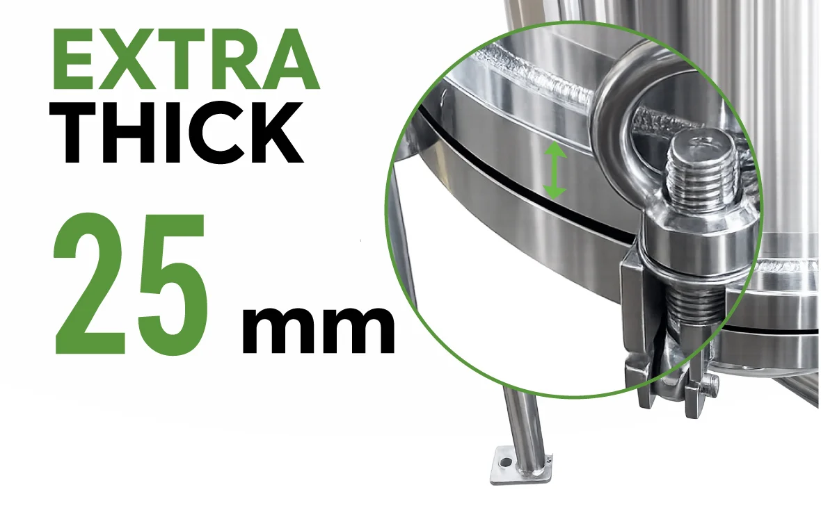 304 Stainless Steel Multi Cartridge Filter Housing 5 Cartridge - Food Grade, 1.5 ㎡ Large Filtration Area