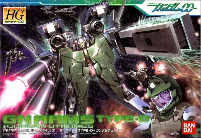 [In Stock] Bandai HG 00 1/144 Gundam GN-ARMS GN  GNAAMS TYPE-D GNAAMS TYPE-EAssembly model