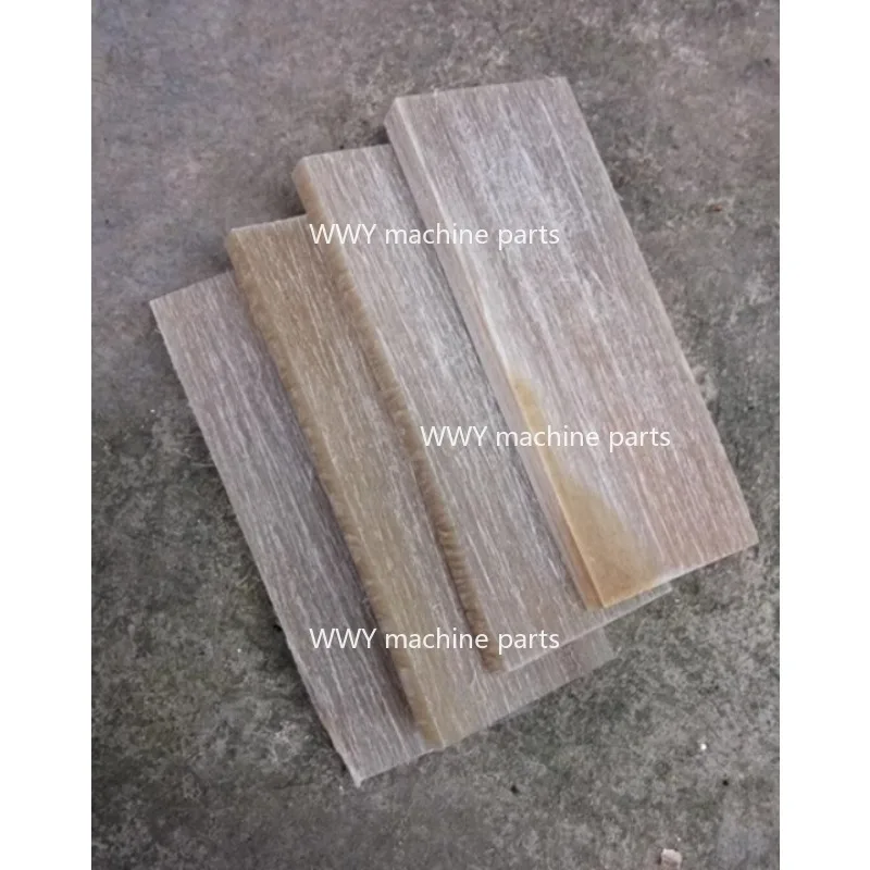 Suitable for 2PCS Natural Flower Yellow Buffalo Horn Blade Blanket Handle Material