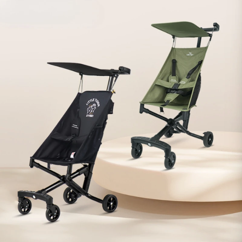 

Lightweight Stroller Under 3kg|One Hand Fold with Shock-Absorbing Wheels | UPF50+ Sunshade for Toddlers Travel Stroller Baby Car