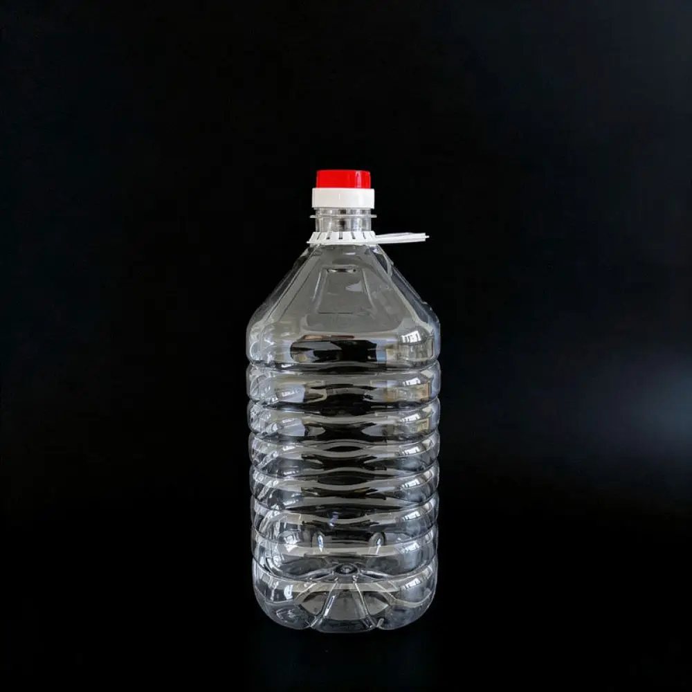 Food Grade PET Plastic Bucket For Liquid Oil Water Storage Clear Transparent Jug Portable Household Packing