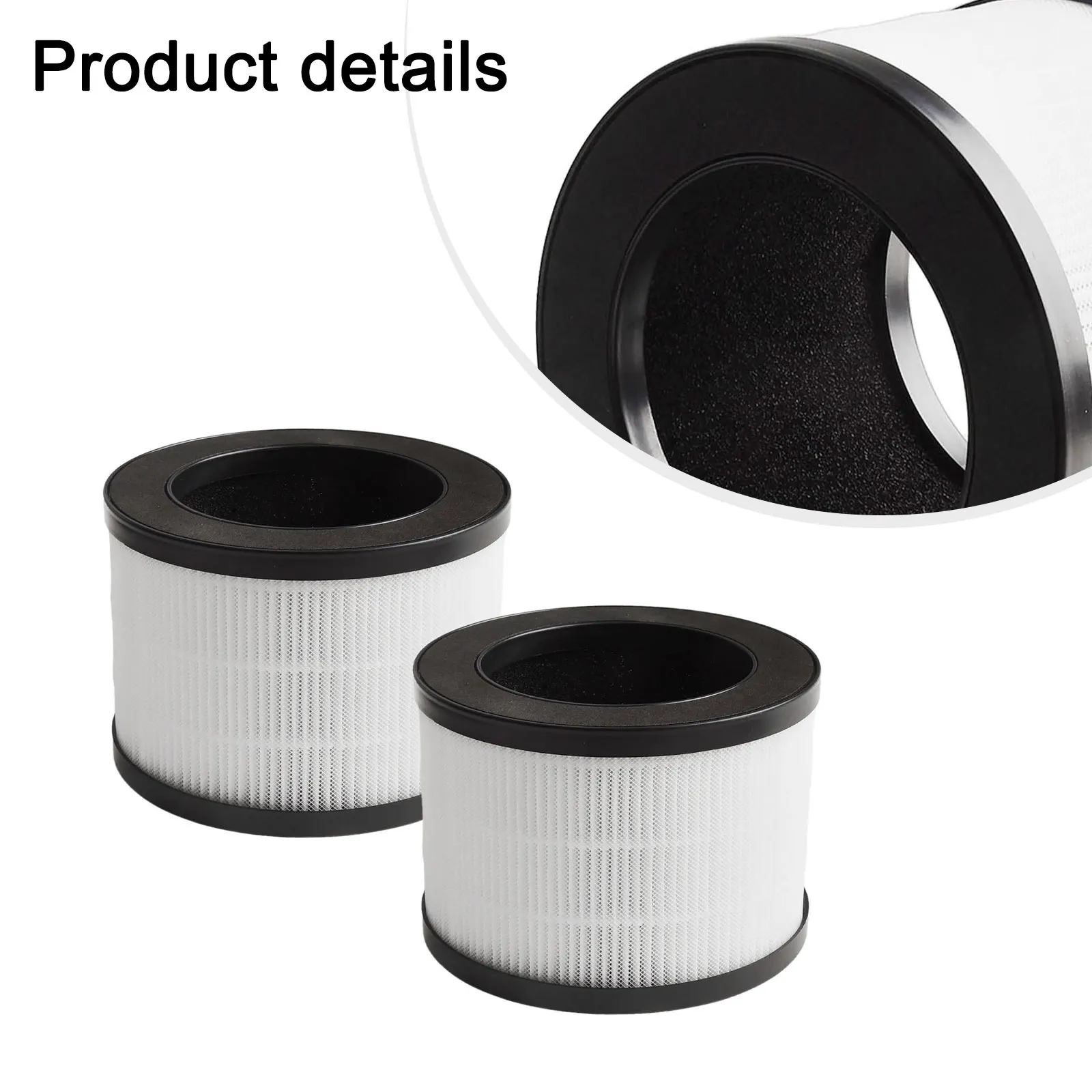 2Pcs Vacuum Cleaner Replacement Filters H13 HEPA For Tolife For TZ-K1 For MK01 3-In-1 Air Filtration Vacuum Cleaner Cleaning Too