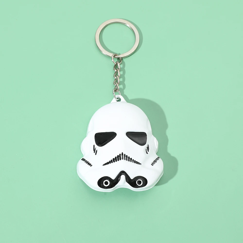 Star Wars Storm Trooper Keychain Alloy Figure Toy Collectible Key Rings Adornment Trinket for Fans Gift