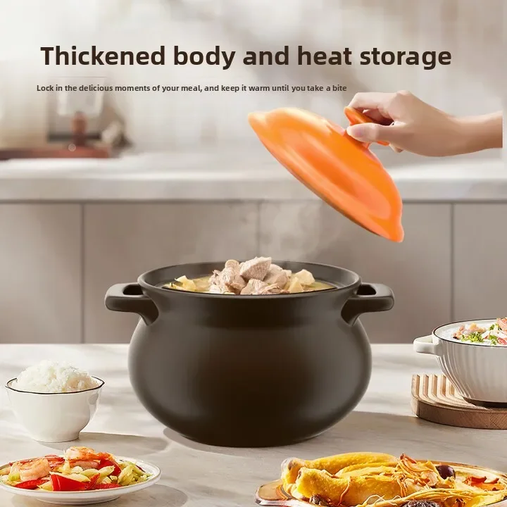 SUPOR Traditional Clay Casserole Soup Pot High Temperature Resistant Gas Cooktop Dedicated