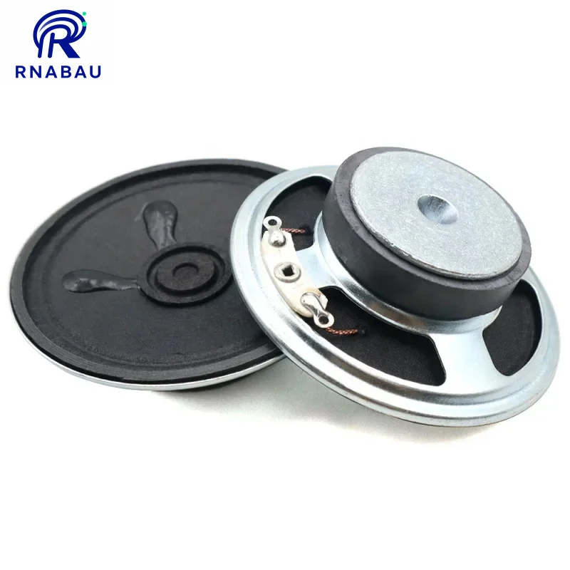 

2pcs 2.25Inch 57mm 4 Ohm 3W Small Bass Speaker Unit 3 Watt Paper Basin Loudspeaker Parts Music Box DIY