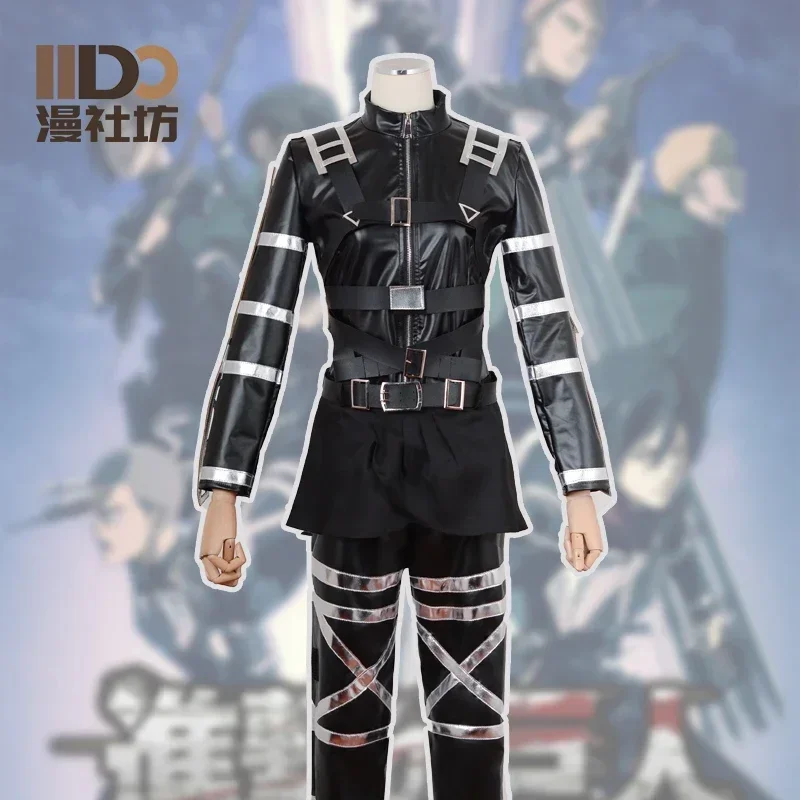 Fashionable Mikasa Ackerman Costumes Attack on Titan Cosplay Clothing Set Suit Cartoon Stage Performance Game Anime Party