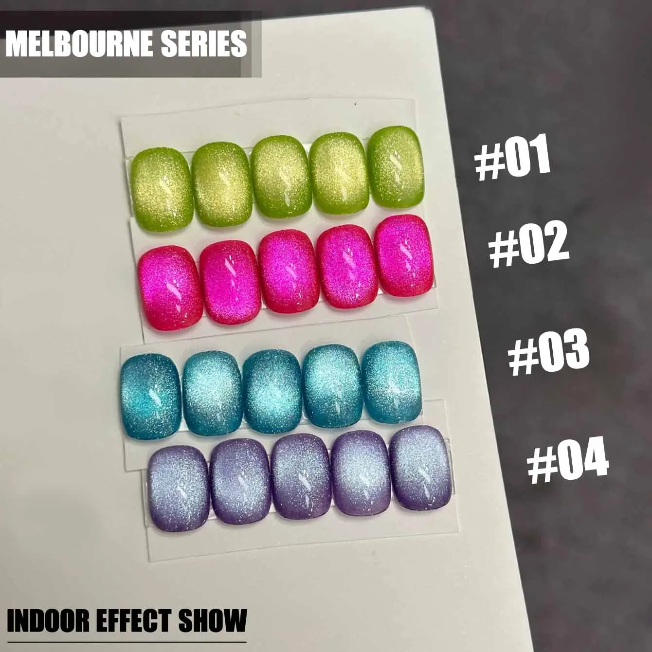 MIANEL 12ML 1-10pcs Dragon Fruit Cat Eye Gel Nagellak Flash Melbourne Cat Eye Nagellak rode Nagels Blauwe Nagels Zomer Nagels