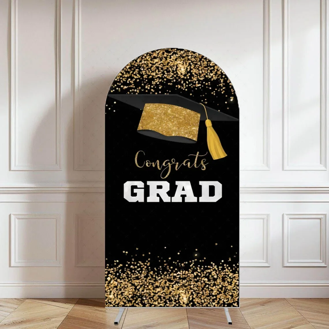 Mehofond مخصص 2-الجانبين احتفال غراد تهنئة موسم التخرج أغطية الحفلات كيارا قوس جدار خلفية ديكور خلفية