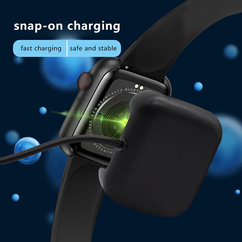 1pc Smart Watch Magnetic Charger Smartwatch Charging Cable USB Chargeable Adapter Replacement For HW22 For HW18 Smartwatch 28cm