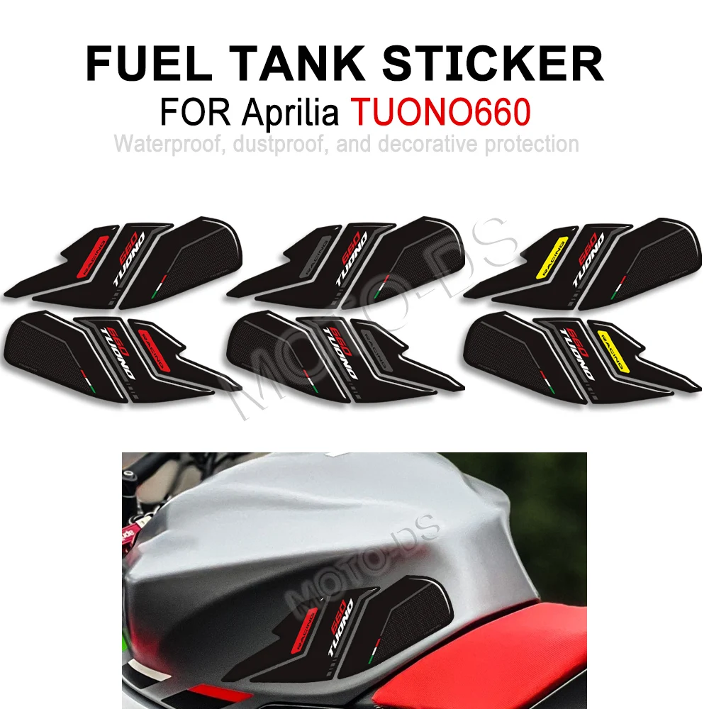 

TUONO660 Motorcycle Fuel Oil Tank Pad Kit Knee Protector Stickers Decorative Decals ﻿For Aprilia tuono660 TUONO 660 Factory