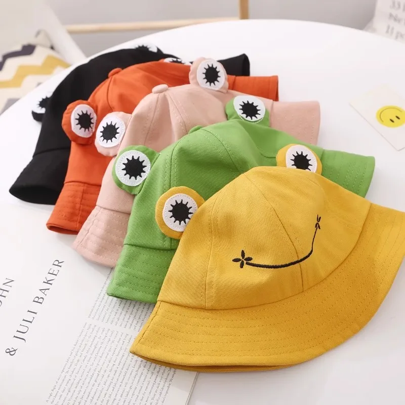 Neue Spaß Mode Frosch Hut niedlichen Angel kappe Cartoon Frosch Eimer Hut Homme Femme Chapeau im Freien lustige Sonne Fischer Hut Geschenk