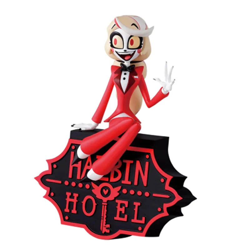 

[Original Genuine] Bandai Banpresto Hazbin Hotel Charlie Morningstar PVC Figure Model Collector Figurine Sitting Posture Doll