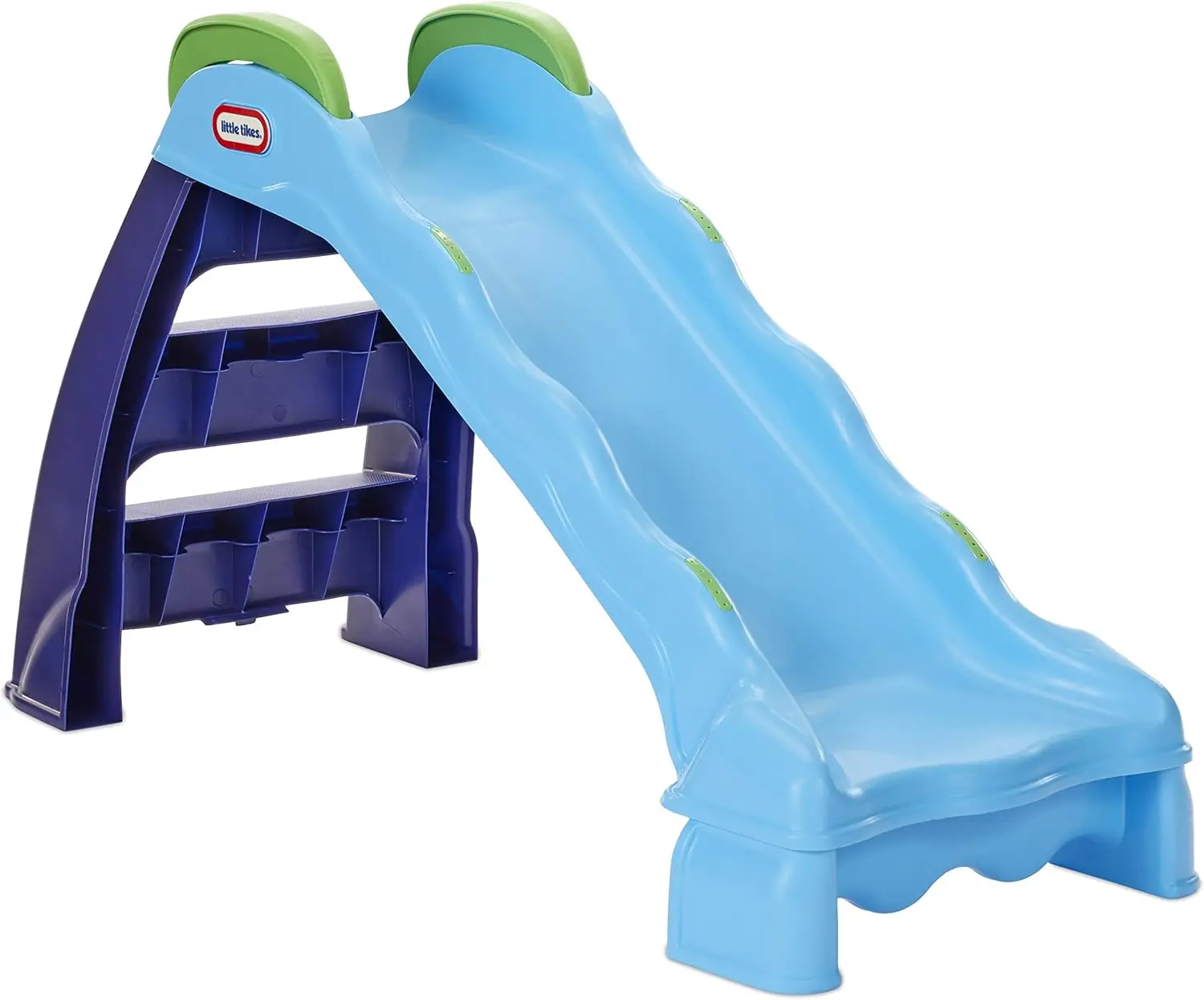 

2-in-1 Indoor-Outdoor Wet or Dry Slide for Kids, Dark Blue - Fun Playtime Toy