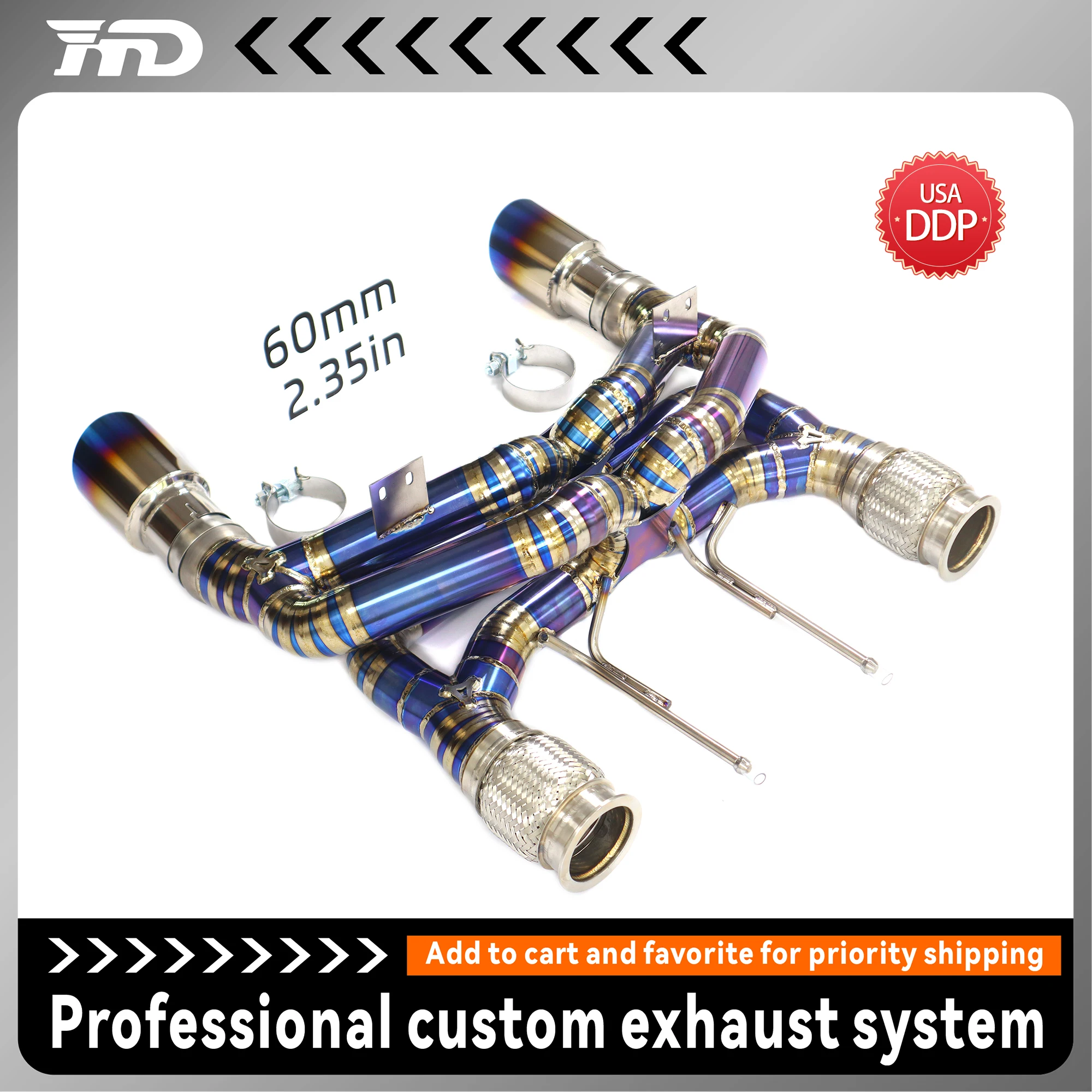 

Performance Racing Exhaust for McLaren 720S Aggressive Sound Deep Loud Ti Power Upgrade