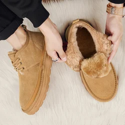 Winter Warm Snow Boots Minimalist Barefoot Trainers Waterproof Barefoot Shoes Casual Ankle Boots Closure Trail Running Shoes