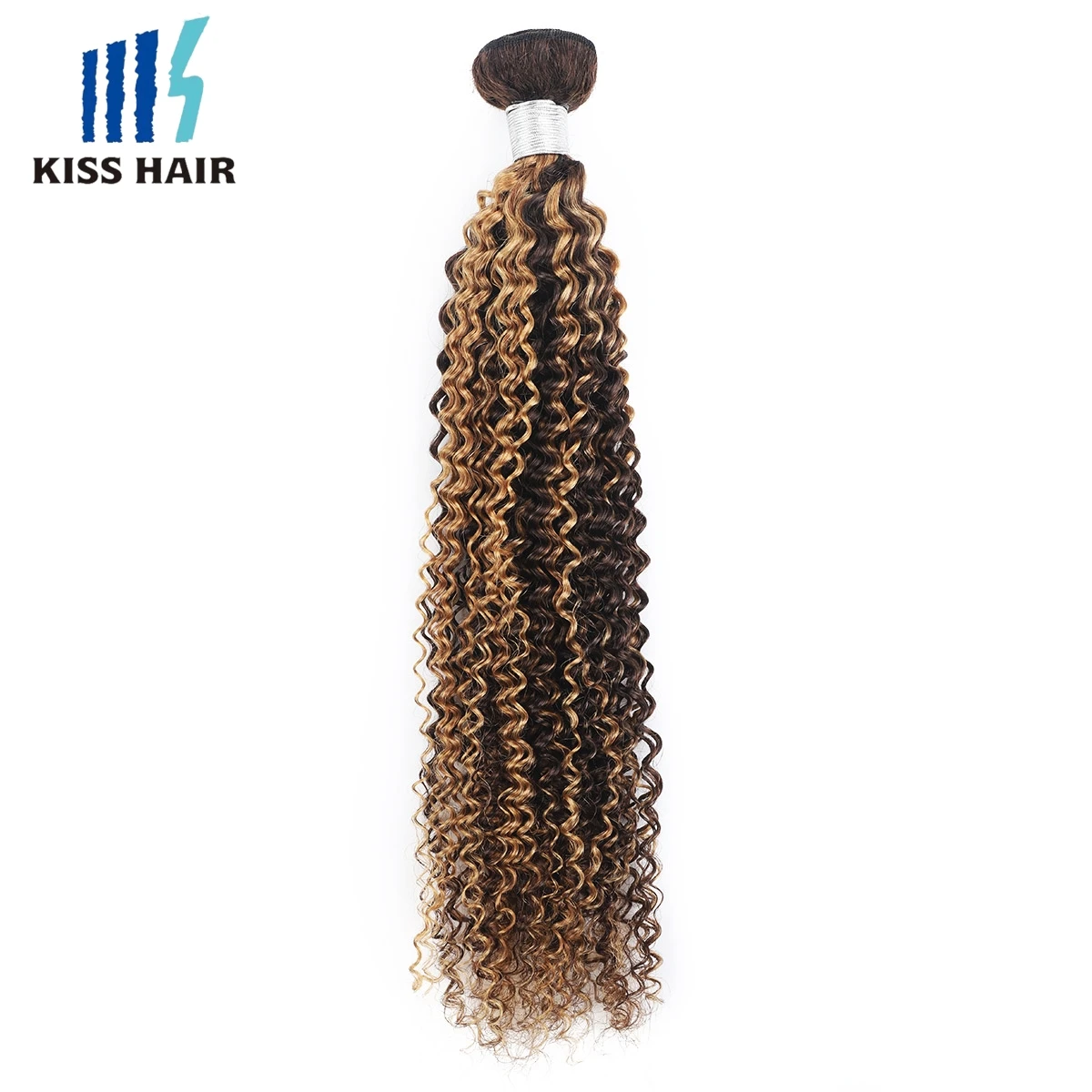 P4/27 Highlight Human Hair Bundles Jerry Curly Brazilian Remy Human Hair Extensions 1/3/4 pcs For Full Head 100g Bundle 30Inch