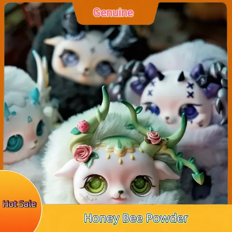 Véritable Mobo Star douze Constellations série boîte aveugle doux en peluche vinyle poupées Surprise boîte mystère Kawaii Collection de bureau
