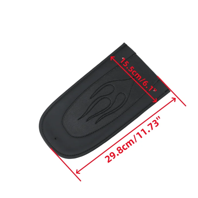 غطاء مريلة خلفي من الجلد للدراجة النارية لدراجة Harley Touring Ultra Limited Electra Glide Road King 1996-2018 #2