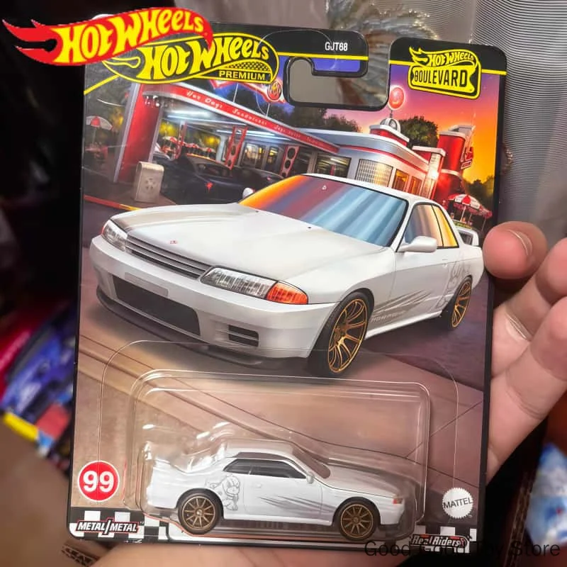 Original Hot Wheels Car Boulevard 20 2024 Mix 2 GJT68 V Case Toyota Mitsubishi Nissan Gtr 1/64 Diecast Vehicle Model Car Toy