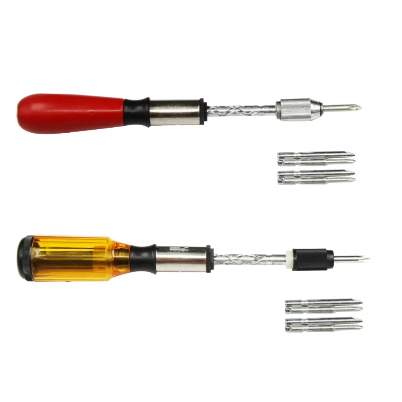 Steel+PP Screwdrivers Hand tools Ratchet Screwdriver Semi-Automatic Turn Screw