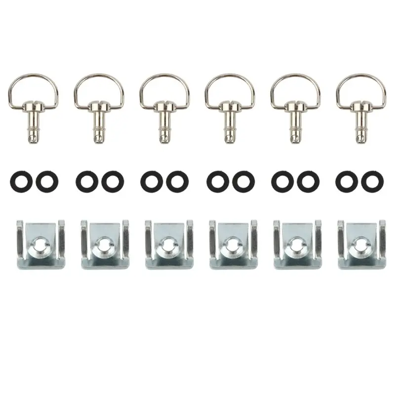 New Arrivals-Fastener Kit For Motorcycle 6Pcs 1/4
