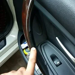 Car Inner Handle Black Front Rear Left/Right Interior Door Handles Door Panel Pull Trim Cover For BMW F30 F80 F31 F32 F34 F35