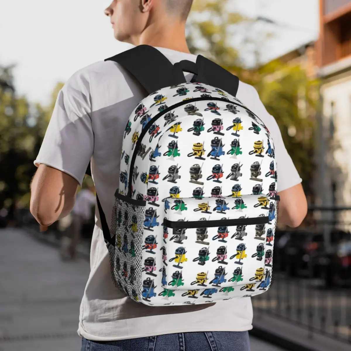 Henry Hoover And Friends Backpack Daypack Large Capacity Children BookBag School Bag Shoulder Bags for Men Women