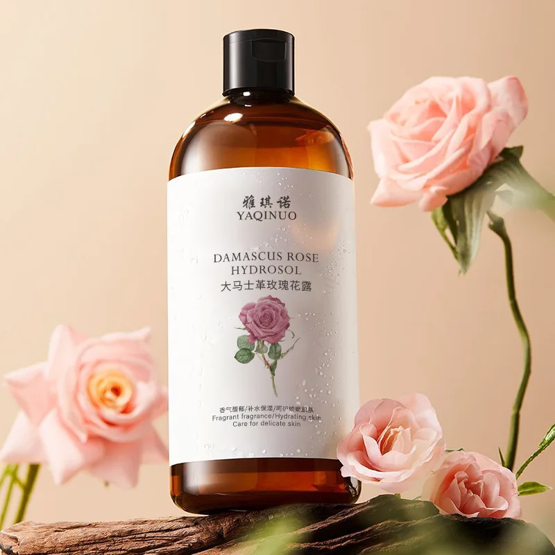 Damascus Rose Hydrosol Toner Hydrating Moisturizing Brighten skin tone Delicate Pore Wet Compress Essence Water Skin Care