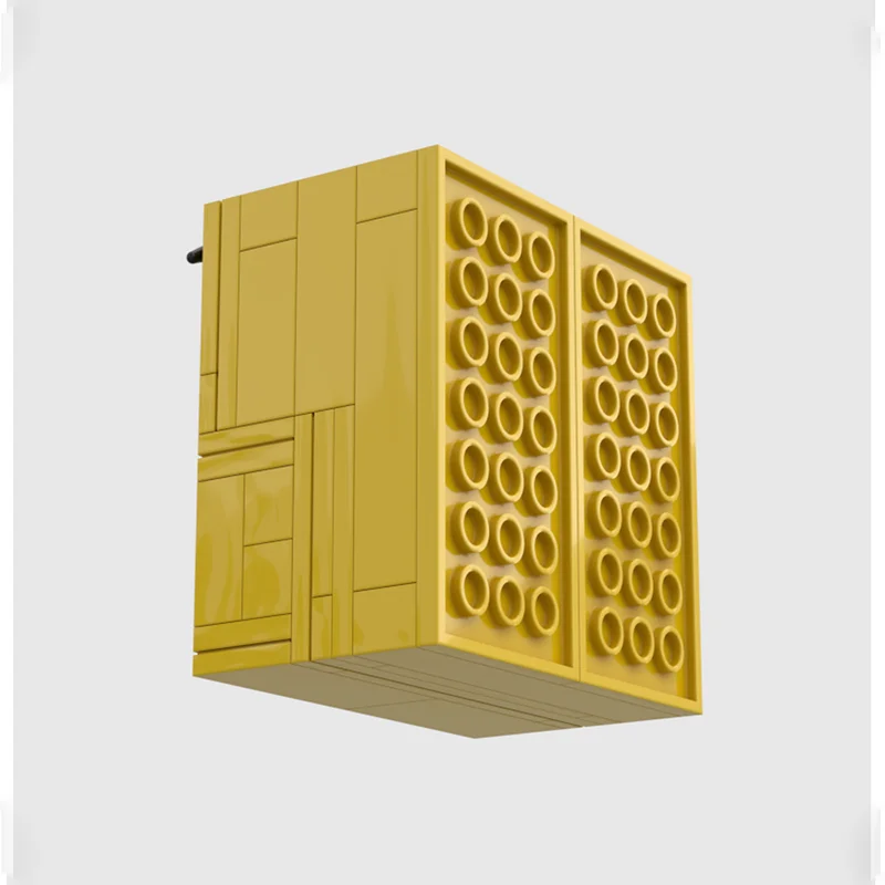 74 قطعة MOC نموذج الطوب السعيد اللبنات البناء تجميع هدية الكريسماس لتقوم بها بنفسك فكرة إبداعية التعليم لعبة أطفال عيد ميلاد