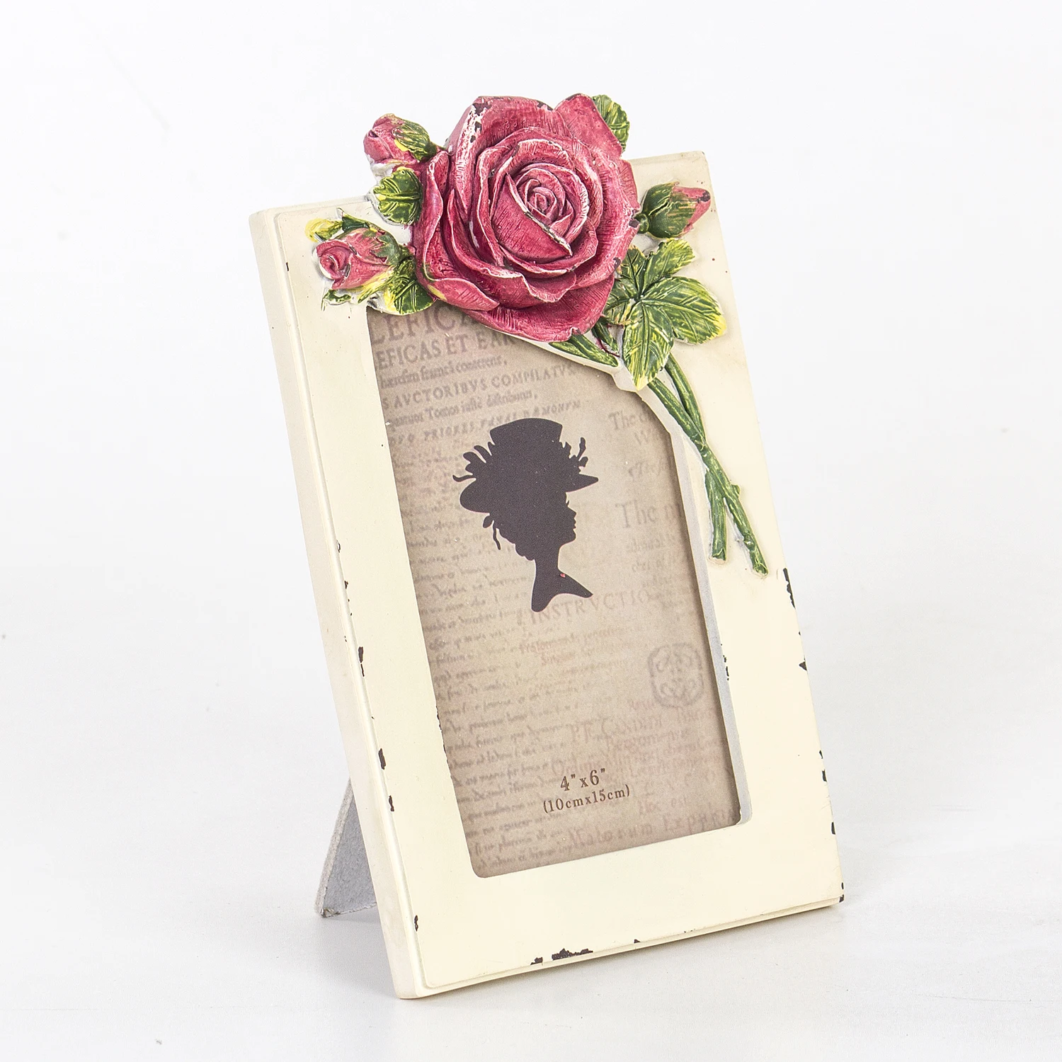 Euro Flora frame rose 14x21 Cm