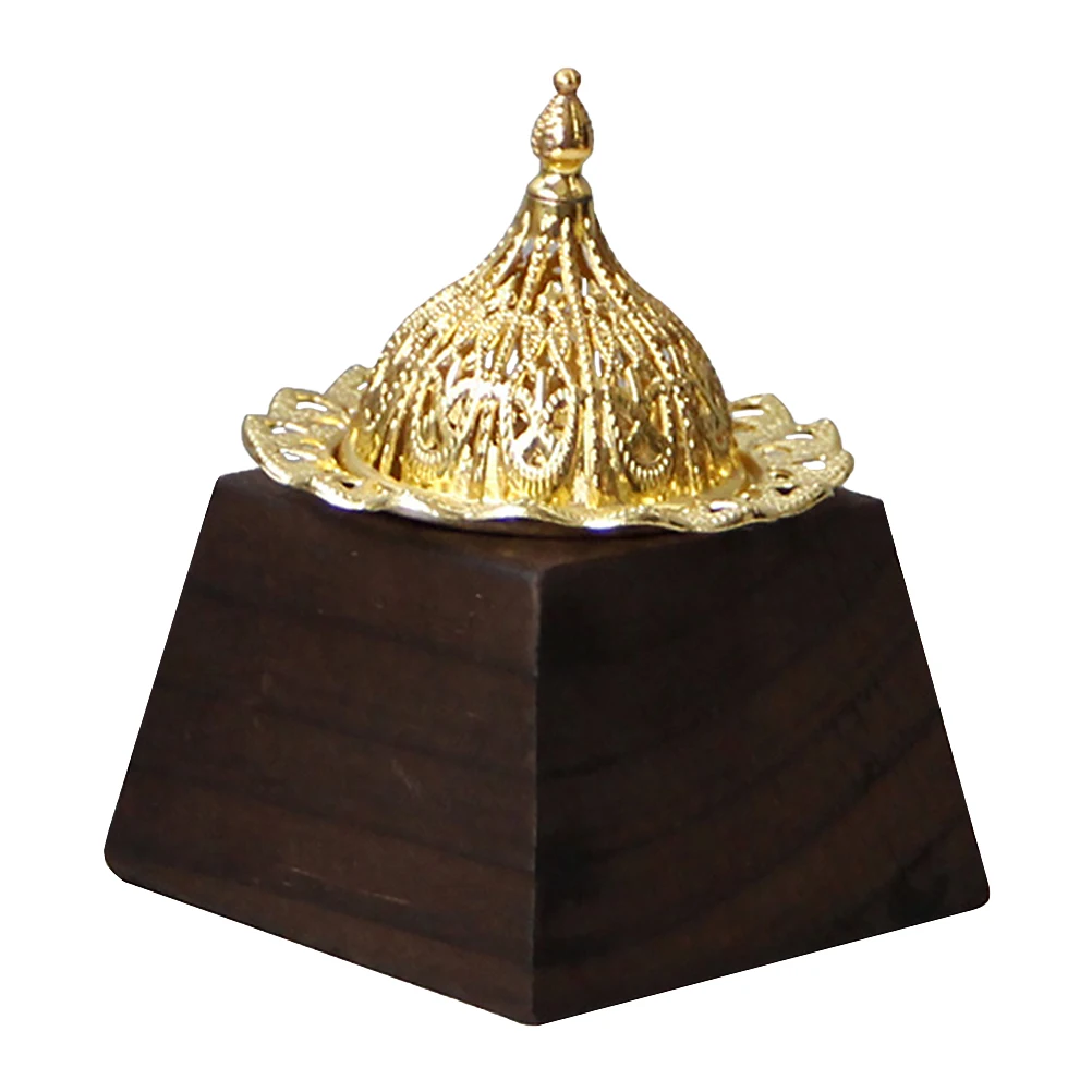 

TrapezoidalSquareShapedIncenseBurnerRetroVintageAromaBurnerForArabianFestivalsHomeDecoration