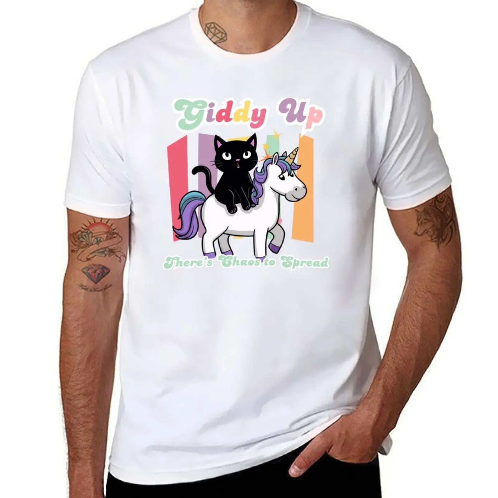

Giddy up! There’s chaos to spread T-Shirt man t shirts for men casual t shirts designer T-Shirt