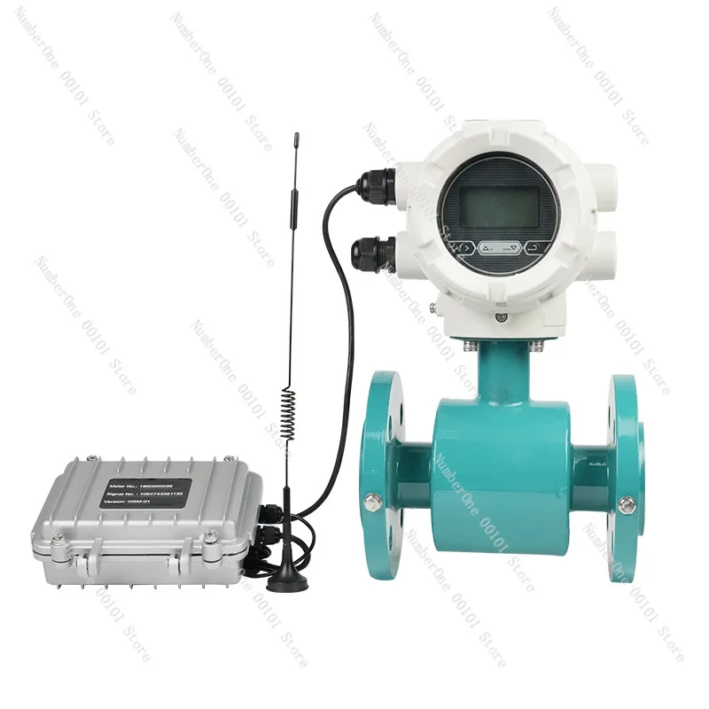 Carbon Steel Smart Remote Transmission Flow Meter with Protective Pipeline for Chemical Wastewater