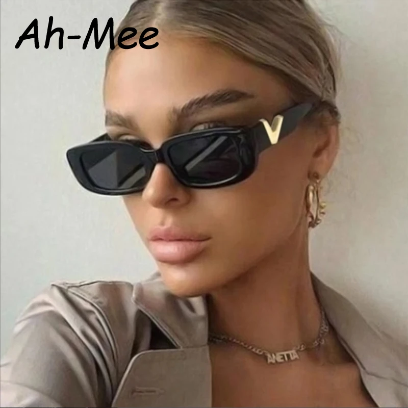 Driver Goggles Fashion Rectangle Sunglasses Women Luxury Brand Vintage Small Frame Sun Glasses Ladies Classic Cycling Eyewear